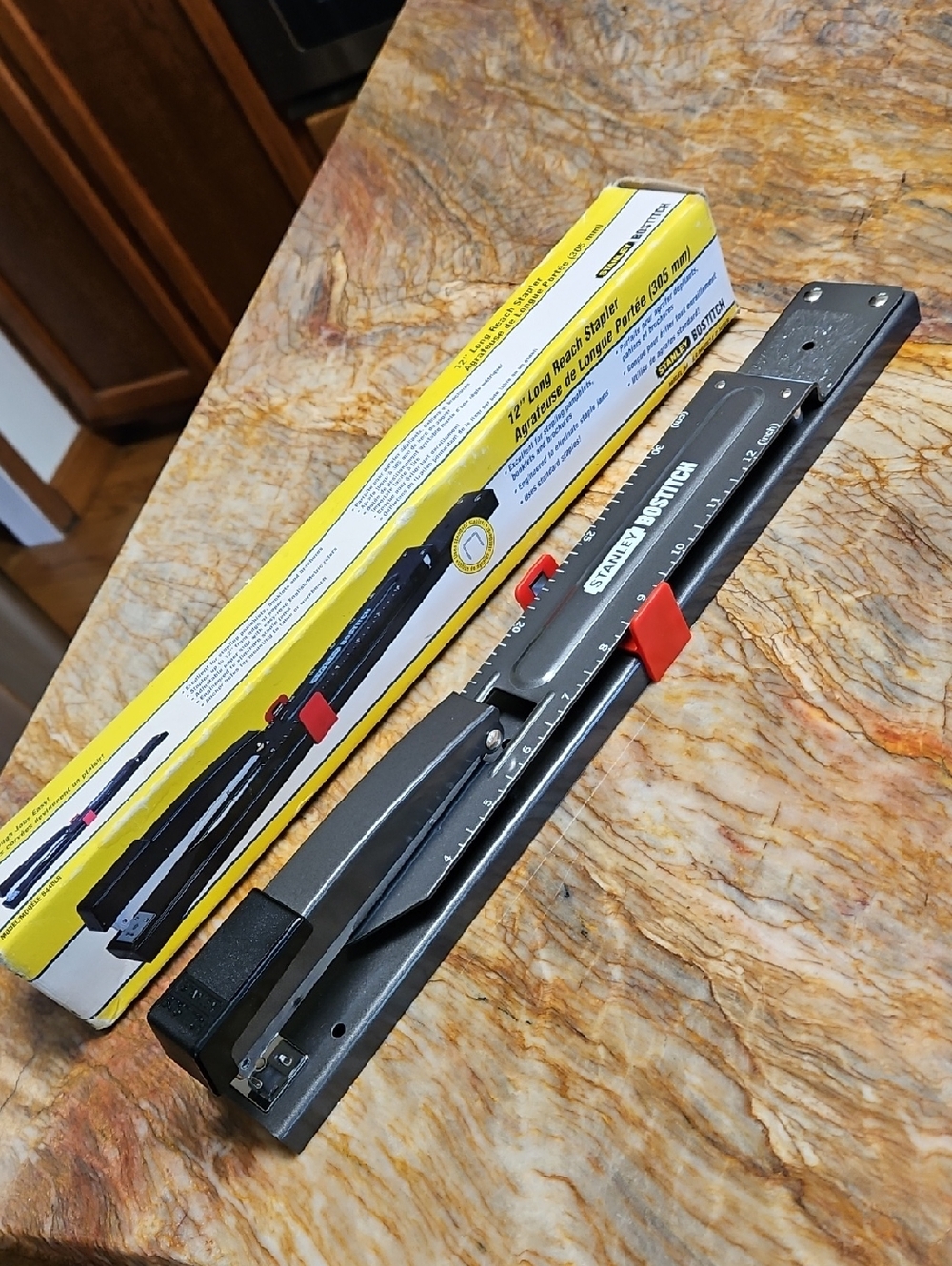STANLEY BOSTITCH  12" Long Reach Stapler B440LR Staple Book Binding Pamphlet